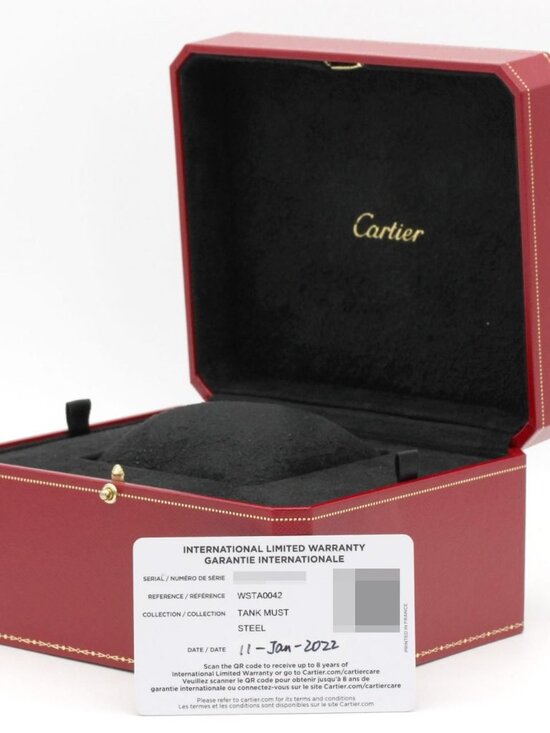 Cartier Tank Must SM SS Quartz Watch main image 7